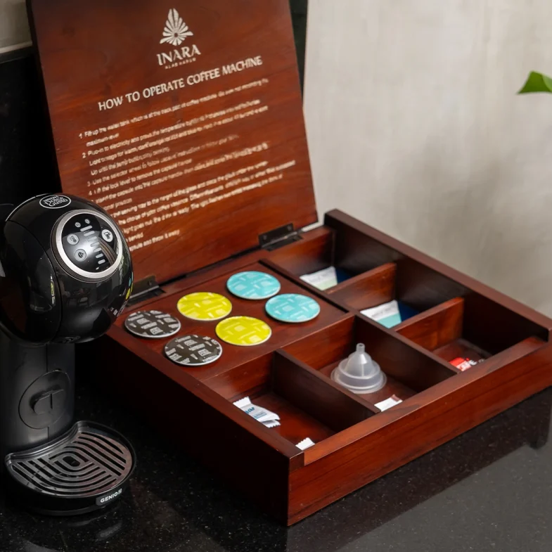 Coffe machine Villa Amenities